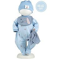 Llorens M741-20 doll outfit for baby New Born doll size 40-42 cm with accessories - Toy Doll Dress