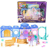 Unicorn Academy Large expandable stable with sounds and Wildstar - Game Set