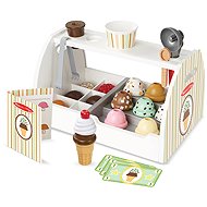 Melissa & Doug Big Ice Cream Set - Toy Kitchen Food