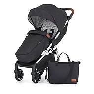 PETITE&MARS Royal3 Silver Perfect Black - Baby Buggy