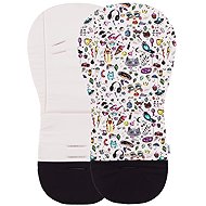 PETITE&MARS Foamy Limited 100 Tattoo - Stroller liner