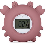 PETITE&MARS Silicone Crab Caleb Dusty Rose - Bath Therometer