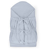PETITE&MARS Nurse with solid coconut insert Dusty Blue - Swaddle Blanket
