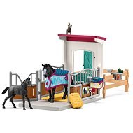 Schleich Pferdebox mit Stute und Fohlen 42611 - Figuren-Set und Zubehör