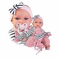 Antonio Juan 70332 Toneta - realistic baby with sounds and soft fabric body - 34 cm - Doll