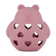 PETITE&MARS Bear Basil Dusty Rose - Baby Rattle
