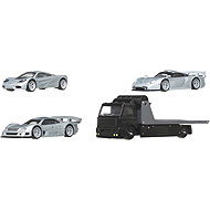 Hot Wheels Premium 1997 Porsche 911 GT1, McLaren F1, 1997 Mercedes-Benz GLK-GTR, Fleet Street - Hot Wheels