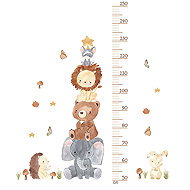 Sipo Wall Stickers Animal Pyramid - Child Growth Chart