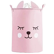 Sipo Toy basket 43 l Teddy Bear pink - Storage Box