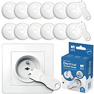 Sipo Drawer protection 12 pcs and 2 keys white - Child Safety Lock