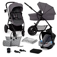 Kinderkraft Select Xmoov 3v1 Premium Dark Grey - Baby Buggy