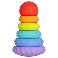 Ubbi Bites colourful tower - Stacking Pyramid