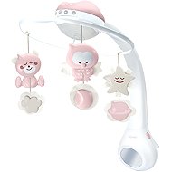 Infantino Musical Carousel 3in1 Dusty Pink - Cot Mobile