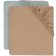 Jollein Sheet Sea Green 2 pcs - Cot sheet