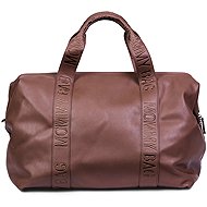 CHILDHOME Mommy Bag Signature Vegan Leather Dark Brown - Changing Bag