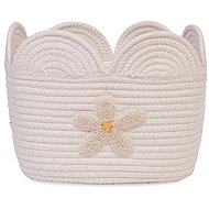 CHILDHOME Flower Off White 30 × 20 × 15 cm - Storage Box
