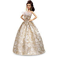 Barbie Signature Holiday Barbie 2025 Christmas brown girl - Doll