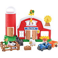 Teddies Farm with grain silo and accessories - Figure and Accessory Set
