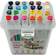 CreaFun Fixy Duo in box - Felt Tip Pens