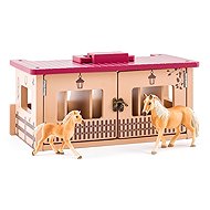 Faunica Stable with two horses - Figure and Accessory Set