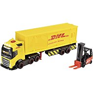 Dickie DHL Volvo FH 16 truck with forklift - Toy Car