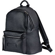 Bababing Luca Vegan Leather Black - Nappy Changing Bag