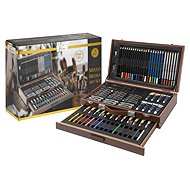 Large wooden creative case - Art Supplies