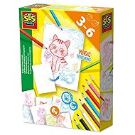 SES Magic Colouring Cards - Scratch Pictures