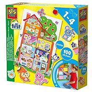 SES My first poster with stickers - House - Kids Stickers