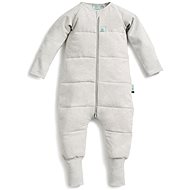 Ergopouch Overal na spaní organická bavlna Onesie Grey Marle 2,5 tog, 12-24 m - Baby Romper