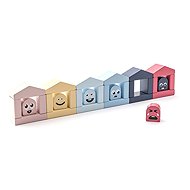 Cubika Pastel 15962 colourful houses - Wooden Blocks