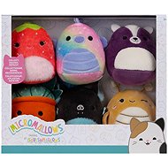 Squishmallows Micromallows 6Pack Grasshopper, Horse, Skunk, Succulent, Strawberry, Bat - Soft Toy