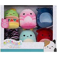 Squishmallows Micromallows 6Pack Squid, Mole, Guacamole, Zebra, Lotus, Toad - Soft Toy