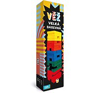 Large coloured tower with cube (design 2025) - Tabletop Game 