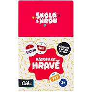 School with the game Multiplication playfully - Card Game