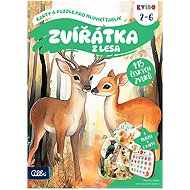 Quido - Cards and puzzles for the talking board - Animals from the forest - Interactive Toy