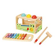 Two Children Hammer and Xylophone Crocodile - Pounding Toy
