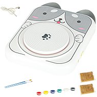 KIK KX3136 Potter's wheel, creative set with clay and paints, grey - Pottery Wheel