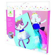 Sycomore Pockets decorating pictures with feathers and ribbons - Creative Kit
