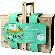 Sycomore Wooden case with material for creating 1000 pcs - Small Briefcase