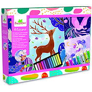 Sycomore Artissimo XXL creative set - watercolour, pastels and acrylic paints, magic animals - Creative Kit