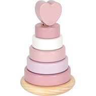 Small Foot Tower pink - Sort and Stack Tower