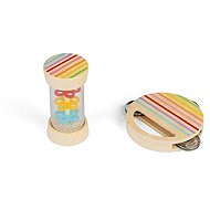 Bigjigs Mini Rain Wand and Tambourine Set - Musical Toy