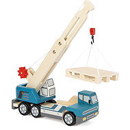 Small Foot Truck crane with pallet - Toy Car