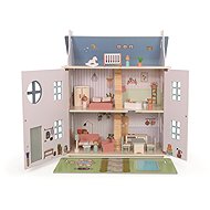 Two kids House with dolls grey - Doll House