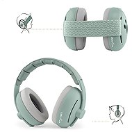 ZAZU Earmuffs 2in1 green - Hearing Protection