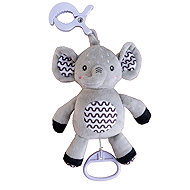 Babyted Elephant retractable toy machine - Pushchair Toy