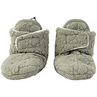 Lodger Slipper Folklore Fleece Elm 6-12m - Baby Booties
