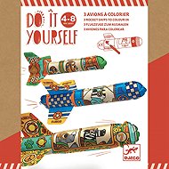 Djeco DIY Throwing Rockets - Craft for Kids
