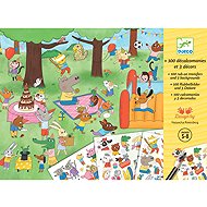 Djeco Set with pen and ink pictures Celebrations - Creative Kit